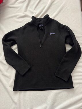 Patagonia Black Half-Zip Fleece Pullover